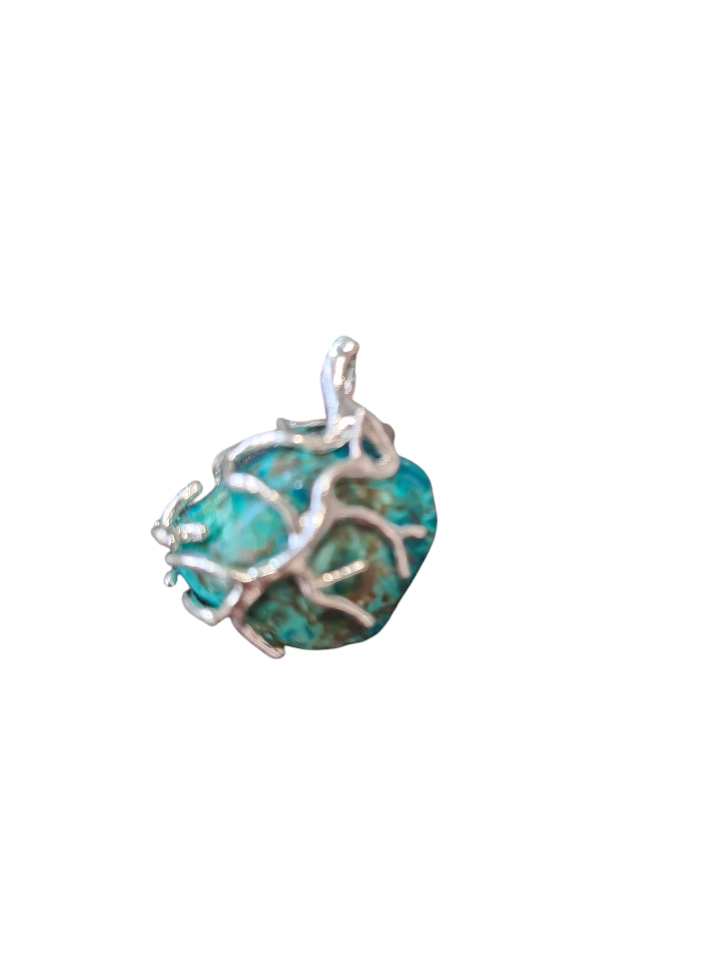 Pendentif Artisanal avec Chrysocolle