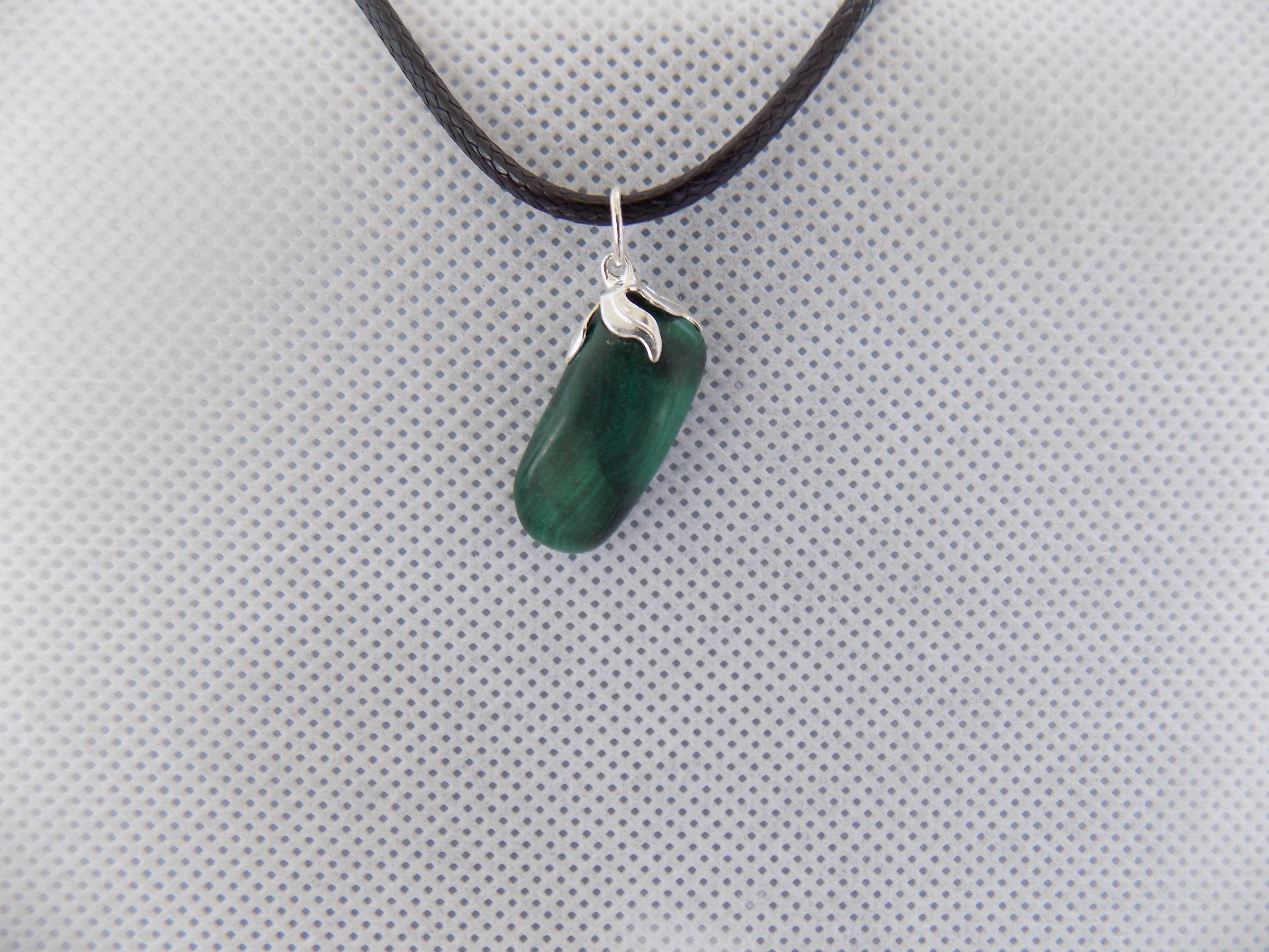 Pendentif unique avec Malachite